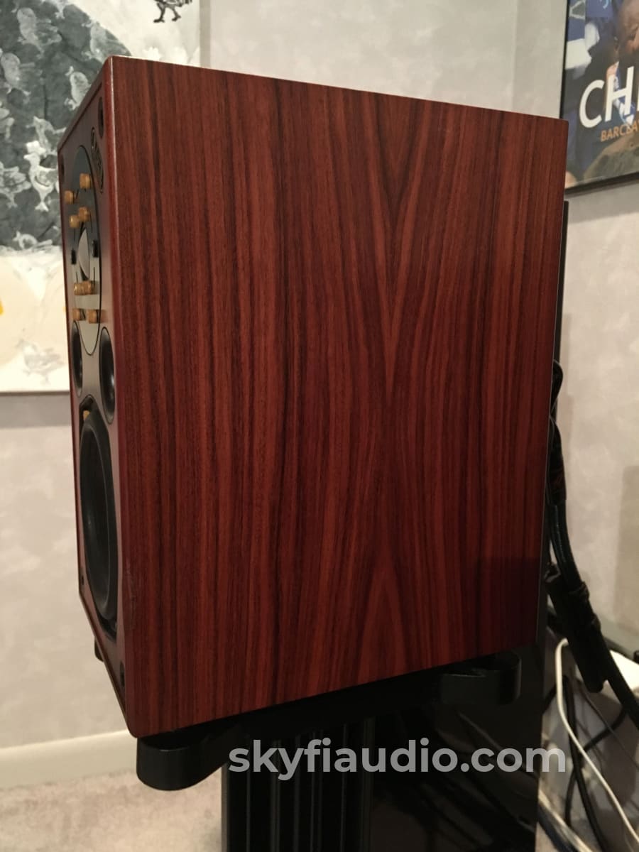 Acoustic Energy Ae-1 Speakers With Matching Stands