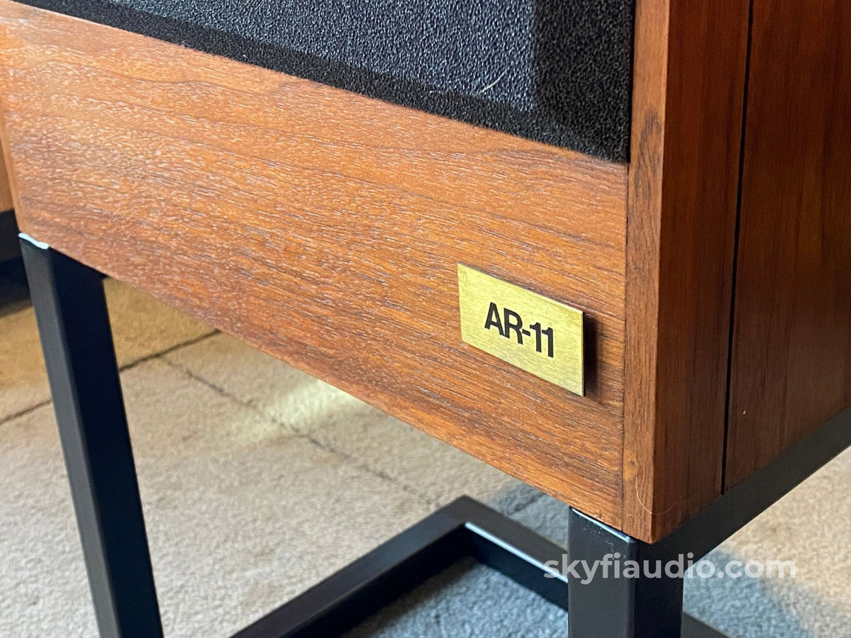 Acoustic Research Ar-11 Vintage Speakers - Refoamed W/Stands