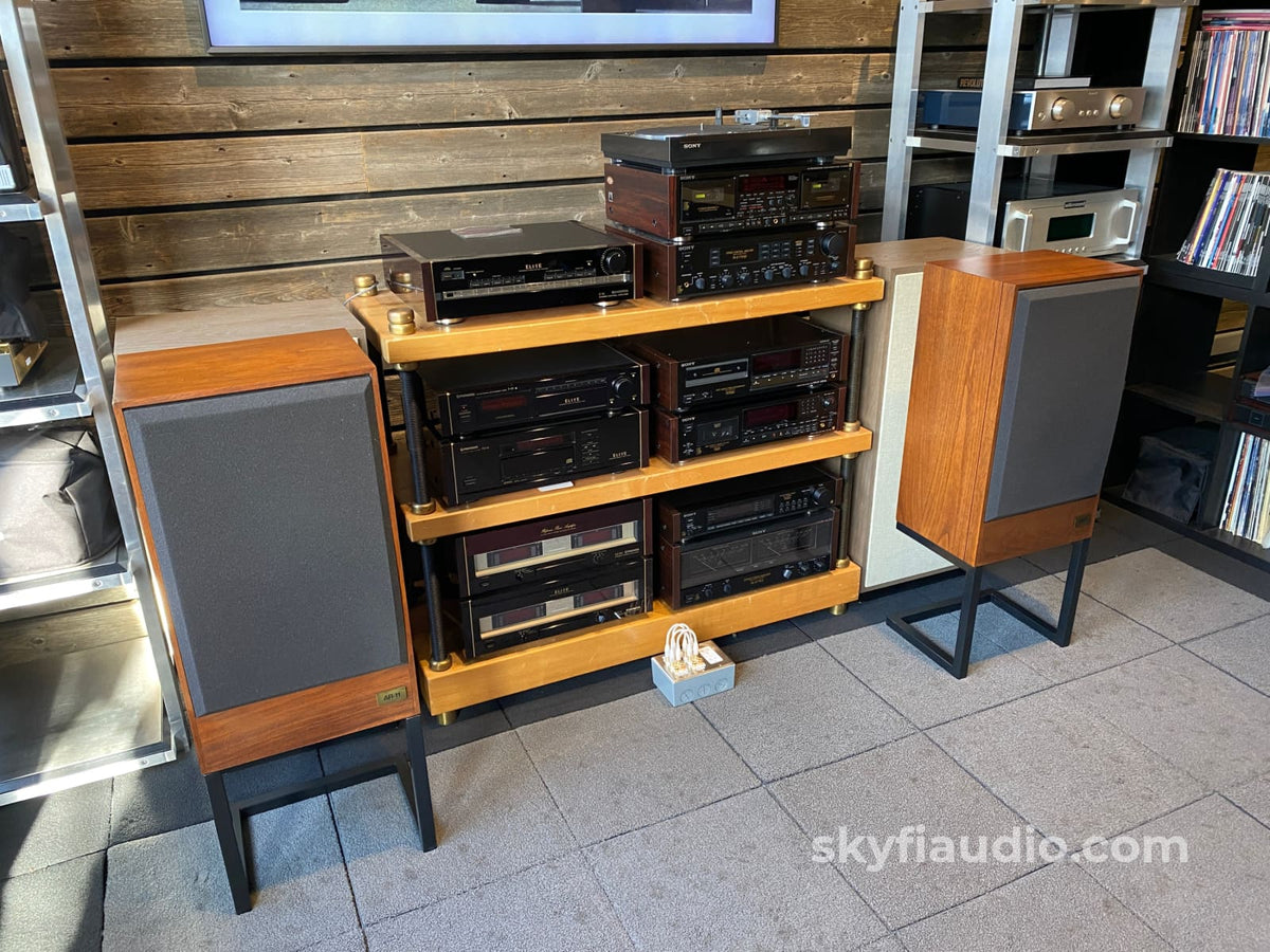 Acoustic Research Ar-11 Vintage Speakers - Refoamed W/Stands