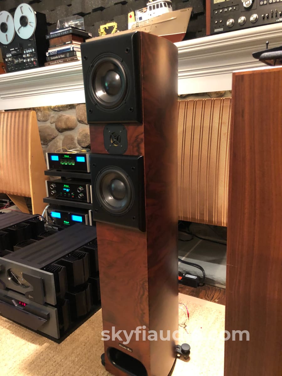 Acoustic Zen Adagio Speakers In A Gorgeous Burled Walnut Finish