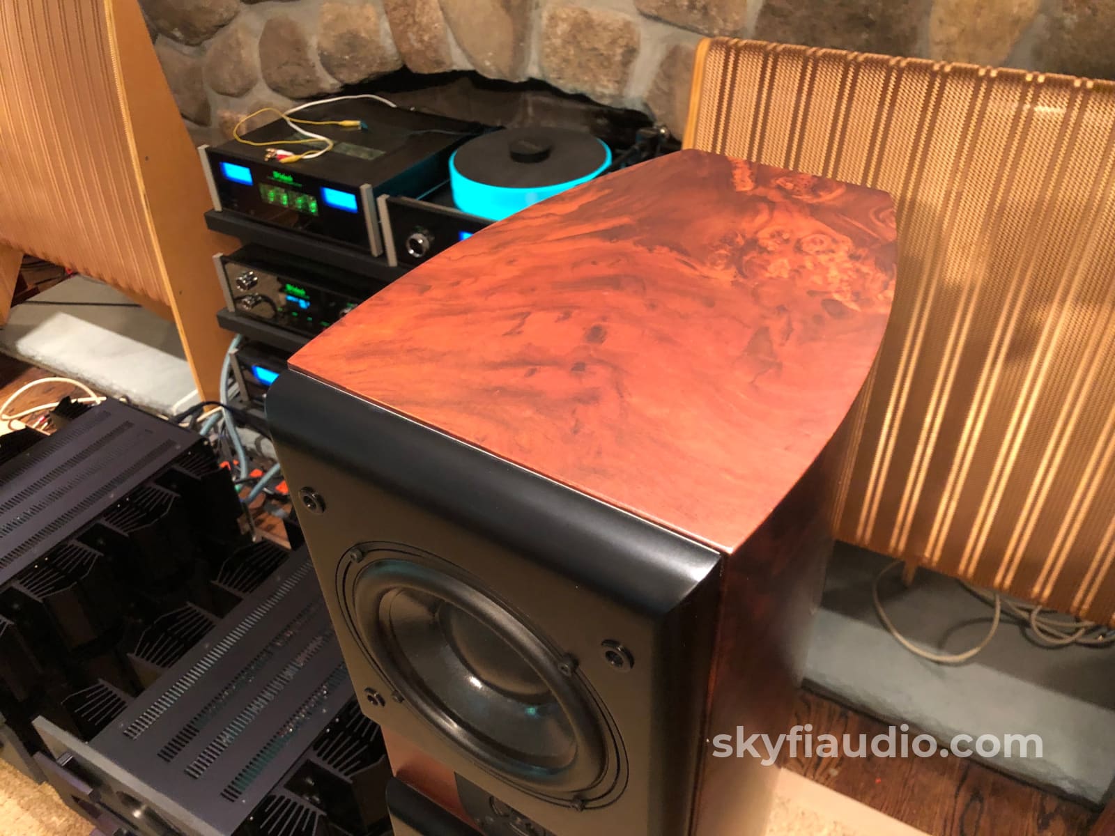Acoustic Zen Adagio Speakers In A Gorgeous Burled Walnut Finish