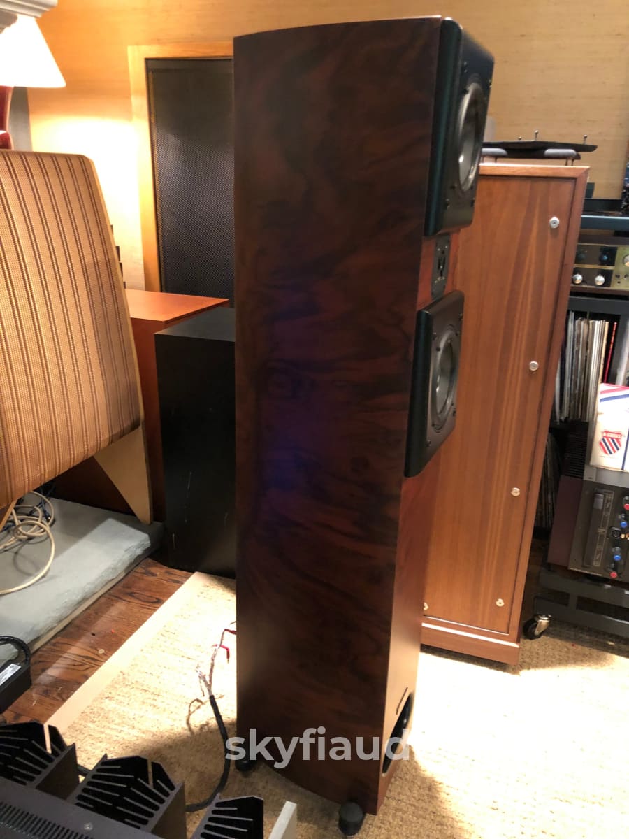 Acoustic Zen Adagio Speakers In A Gorgeous Burled Walnut Finish