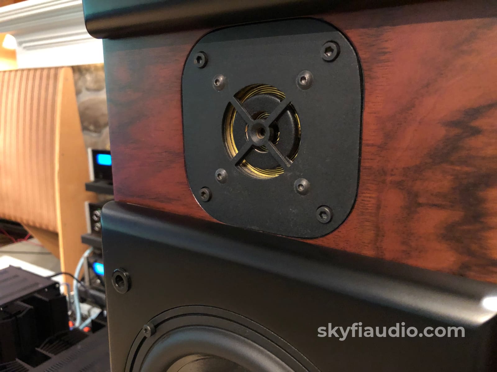 Acoustic Zen Adagio Speakers In A Gorgeous Burled Walnut Finish