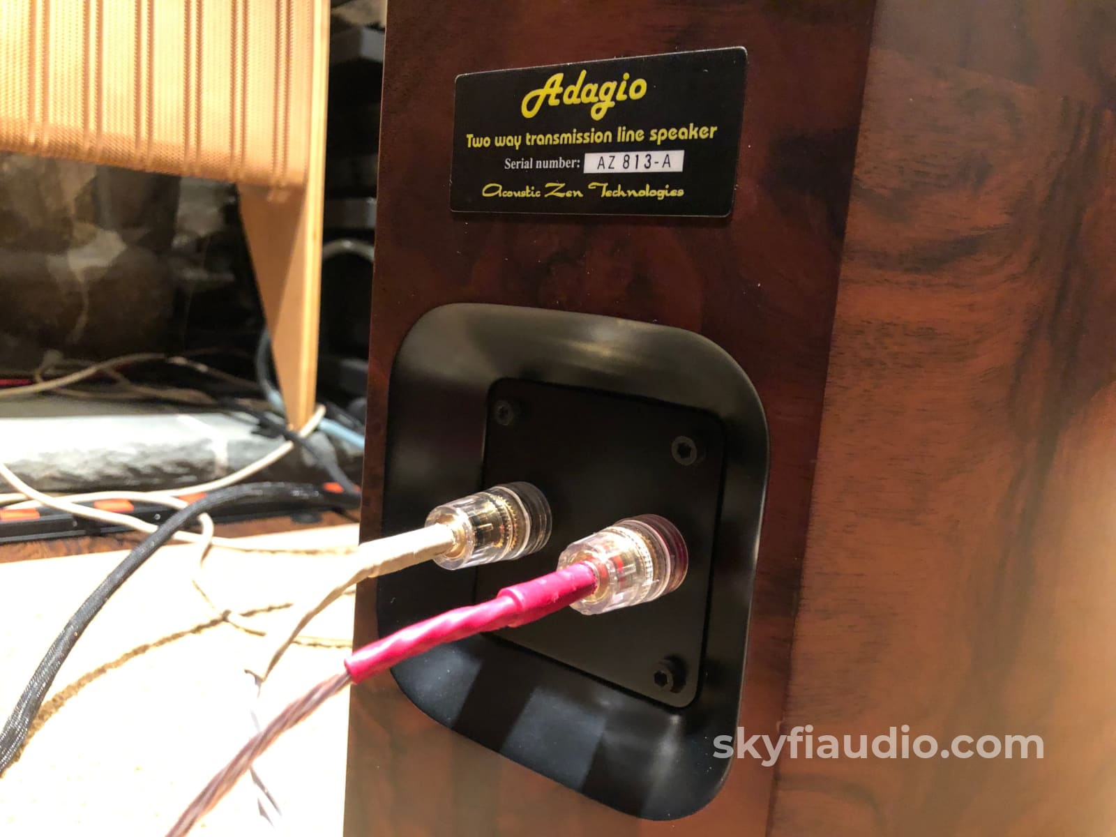 Acoustic Zen Adagio Speakers In A Gorgeous Burled Walnut Finish