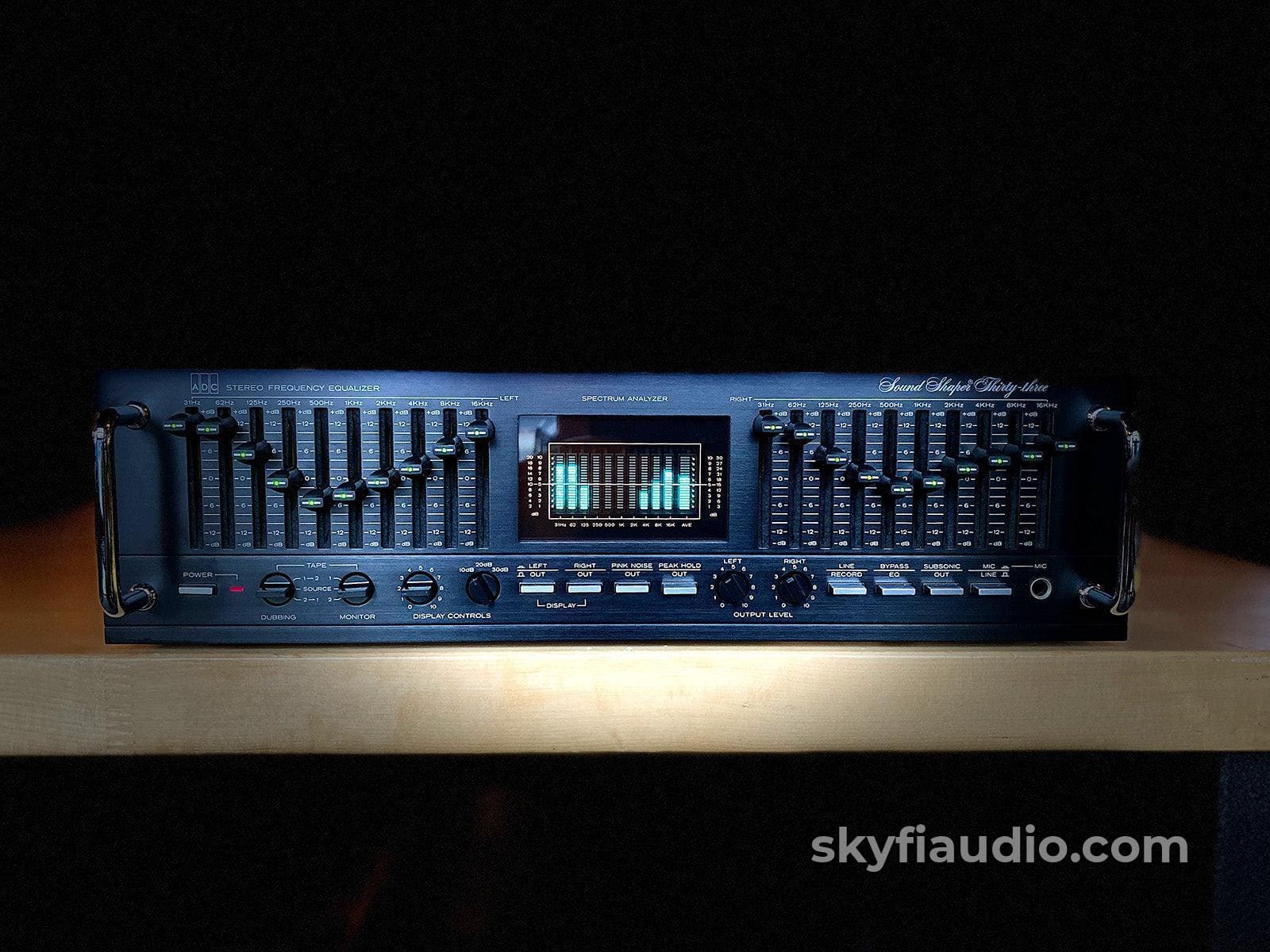 Adc Sound Shaper Thirty Three Ss-33 Vintage 10 Band Equalizer Accessory