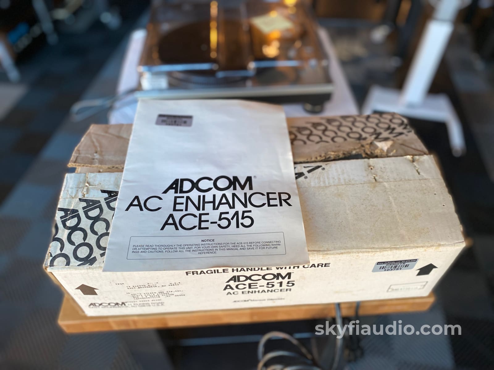 Adcom Ace-515 Ac Enhancer Power Strip And Switcher Conditioner