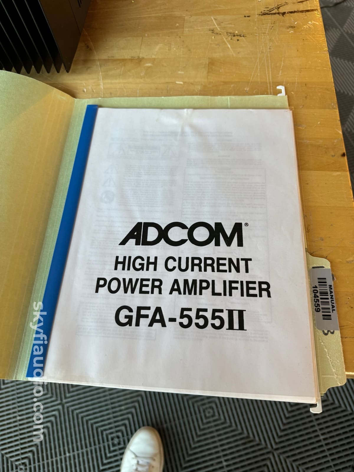 Adcom Gfa-555 Mkii Amplifier- Serviced Amplifier