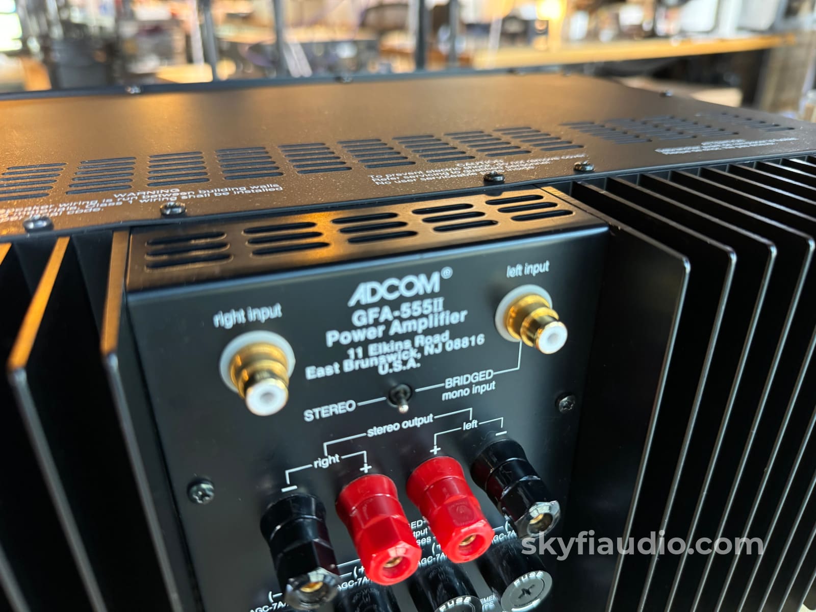 Adcom Gfa-555 Mkii Amplifier- Serviced Amplifier