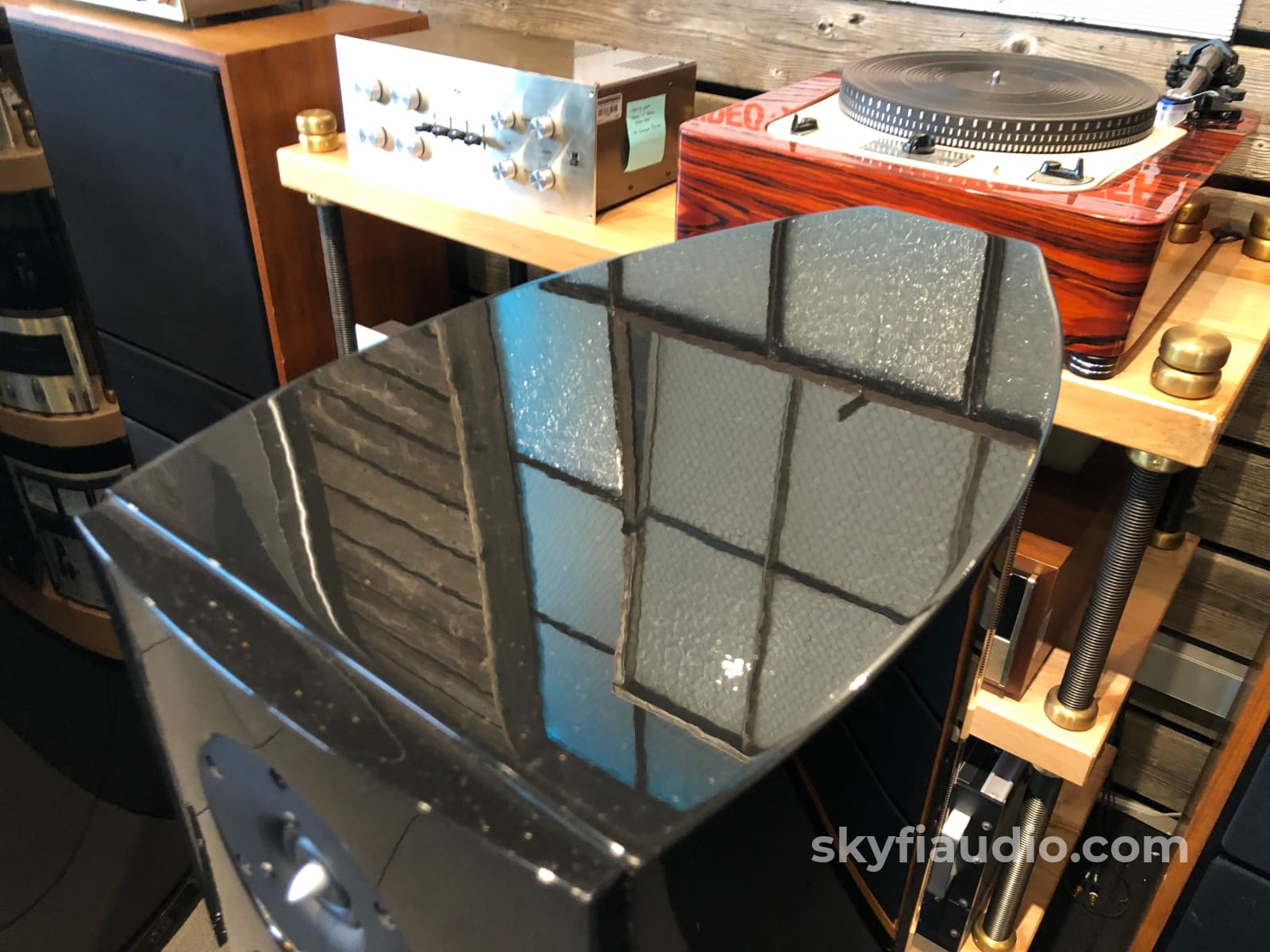 Aerial Acoustics 7T Loudspeakers In Gloss Black - Full Range Speakers