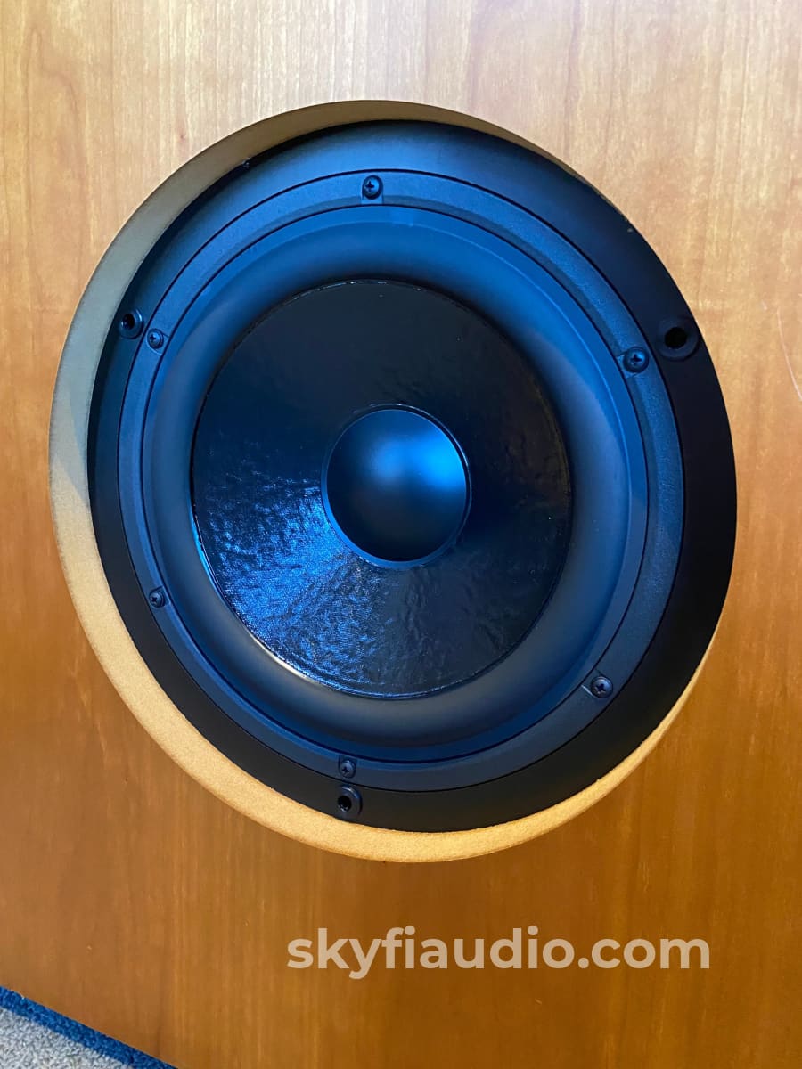 Aerial Acoustics Model 8 Loudspeakers Highly Reviewed Gorgeous Cherry Finish Speakers