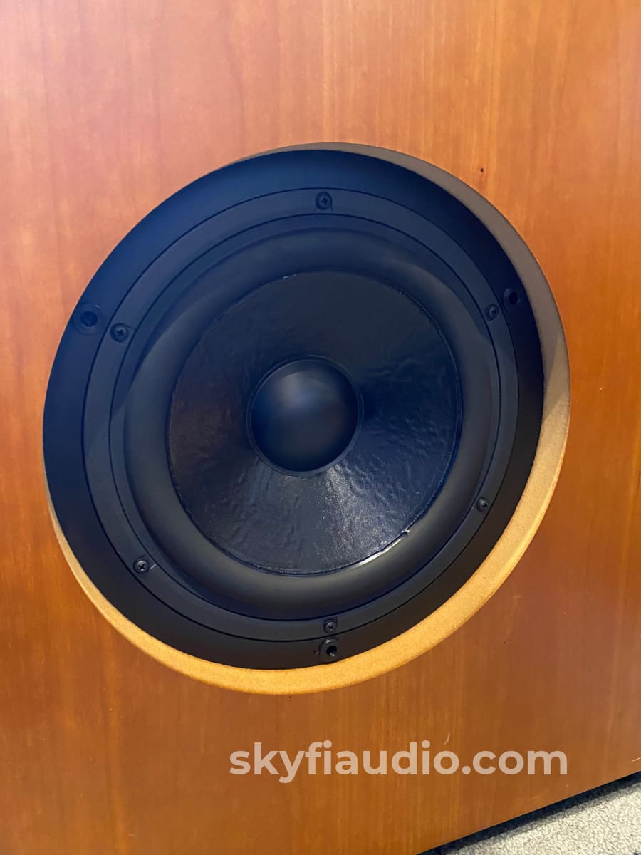 Aerial Acoustics Model 8 Loudspeakers Highly Reviewed Gorgeous Cherry Finish Speakers