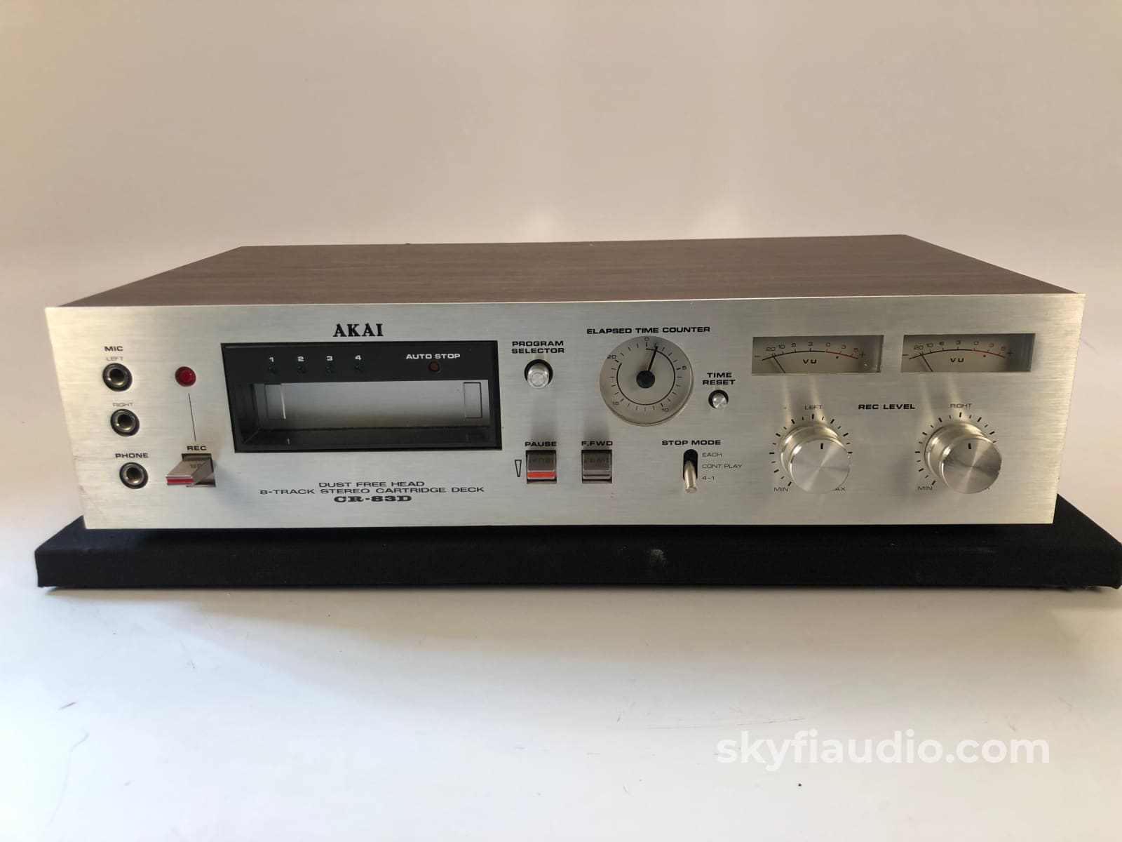 Akai Cr-83D 8-Track Tape Player - Cool Retro Piece! Deck