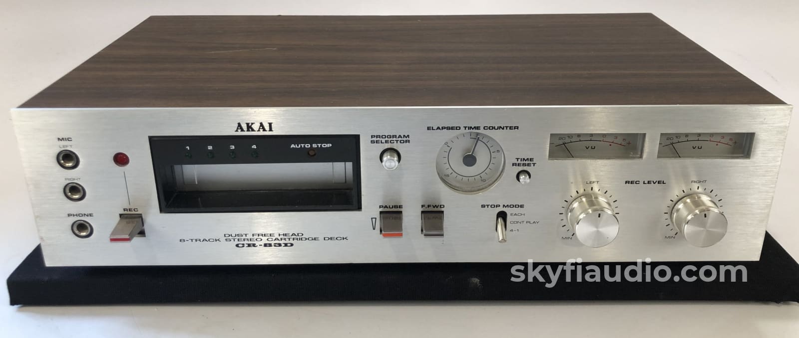 Akai Cr-83D 8-Track Tape Player - Cool Retro Piece! Deck