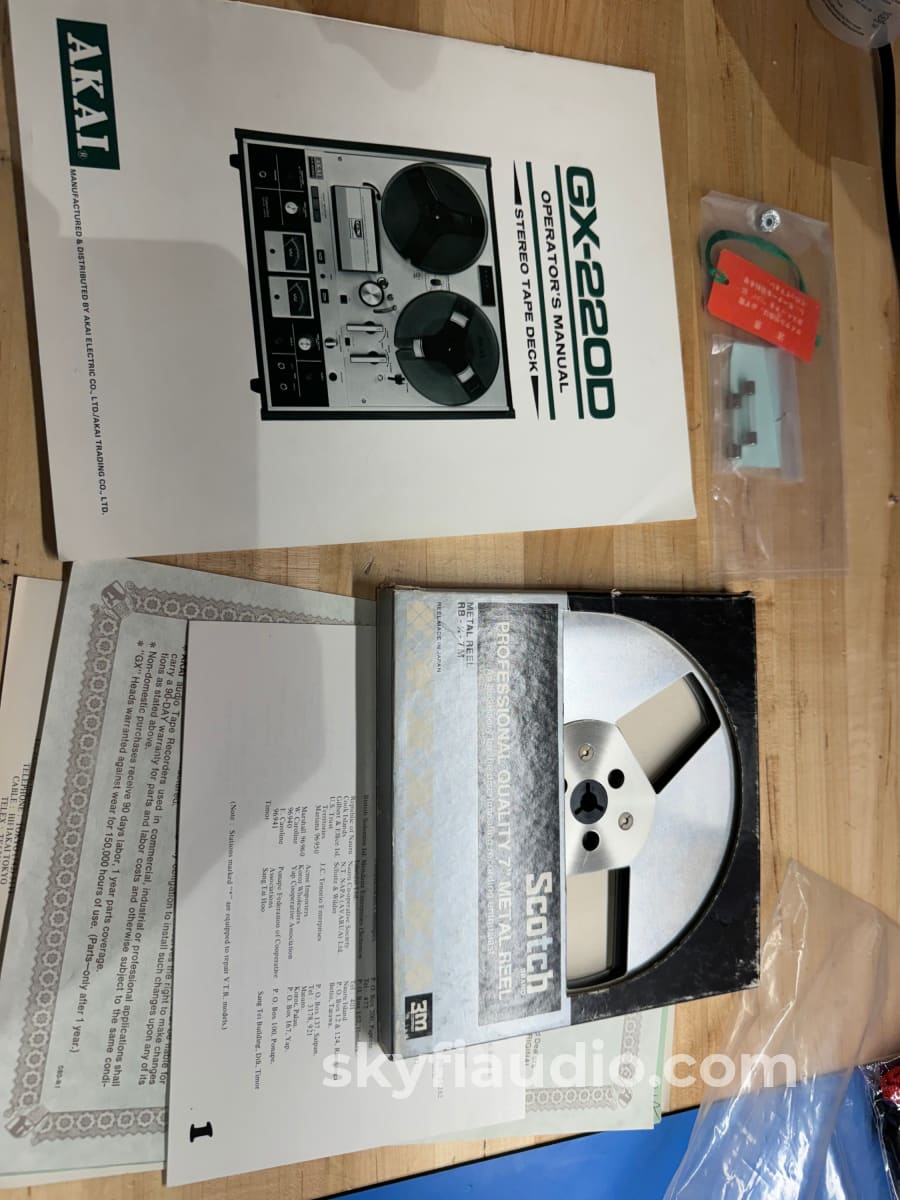 Akai Gx-2200 Reel To Tape Deck