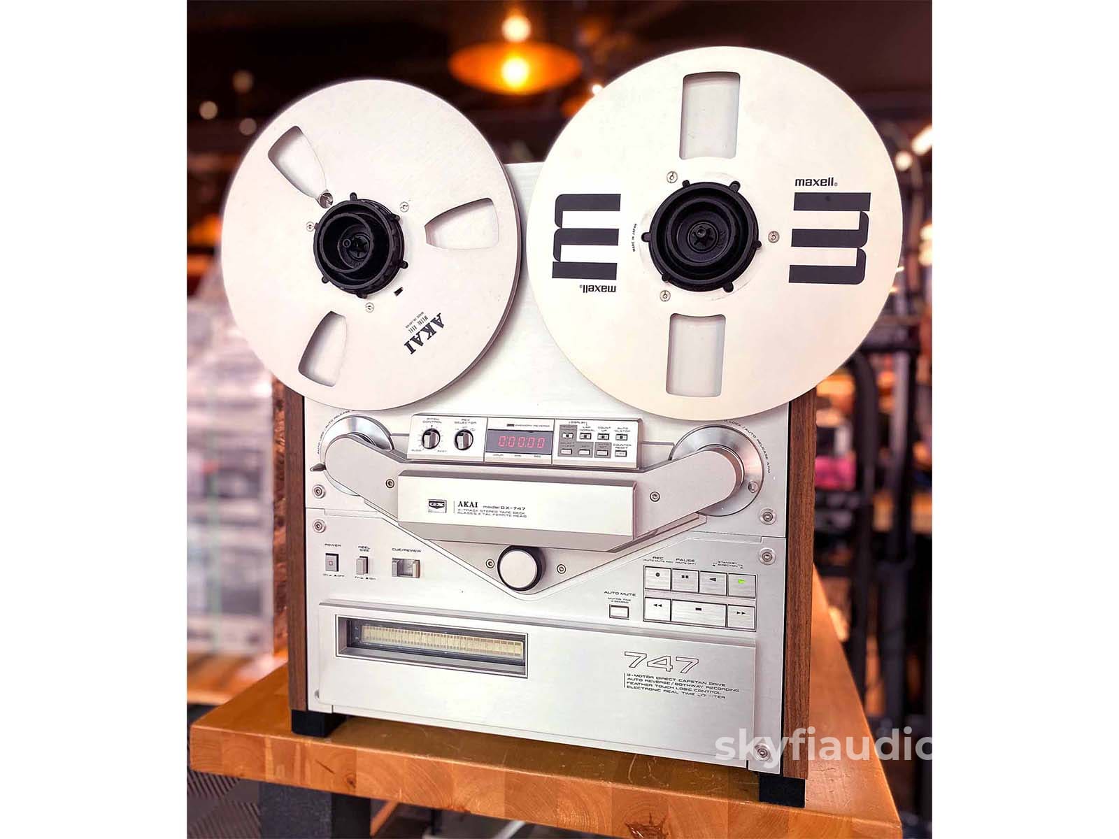 Akai Gx-747 Professional Reel To Tape Recorder - Restored Deck