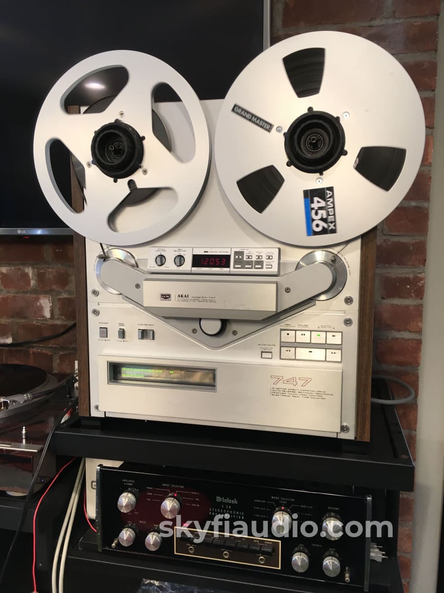 Akai Gx-747 Professional Stereo Reel To Tape Recorder Deck