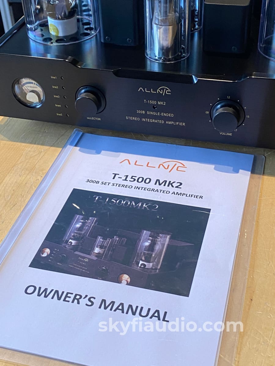 Allnic T-1500 Mk2 Tube Integrated Amplifier - Complete