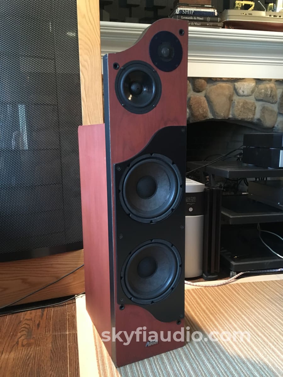 Alon Lotus Elite Speakers - Restored And Super Rare Cherry