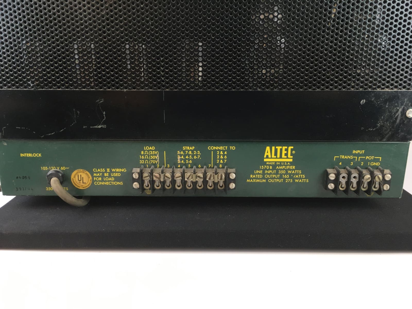 Altec 1570B Tube Monoblock Amplifier Pair