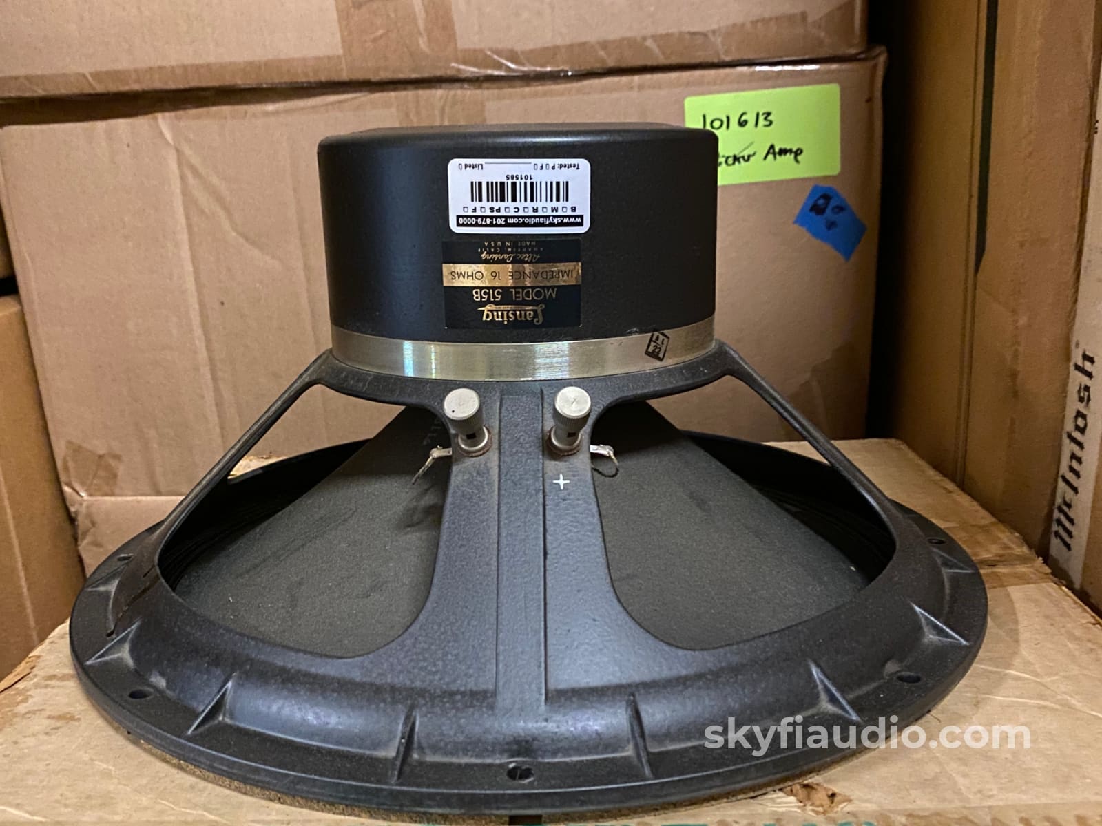 Altec Lansing 515-B Vintage Woofers 16 Ohms Like New In Original Boxes! Speakers