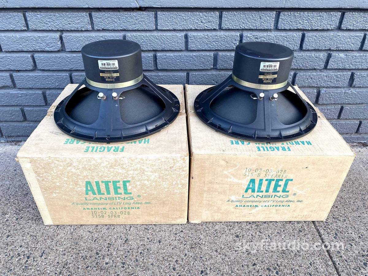Altec Lansing 515-B Vintage Woofers, Like New In Original Boxes! 16 Oh
