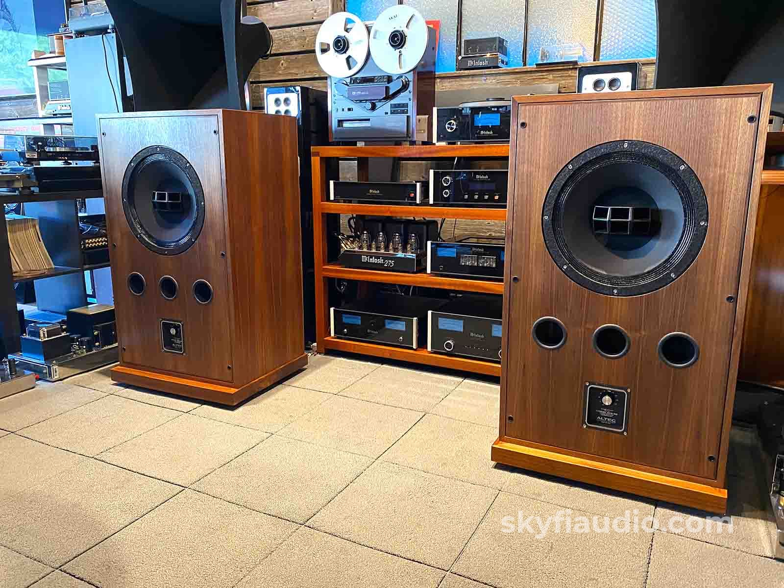 Altec Lansing 604-8G Vintage Speakers In Custom Fine Furniture Grade Cabinets