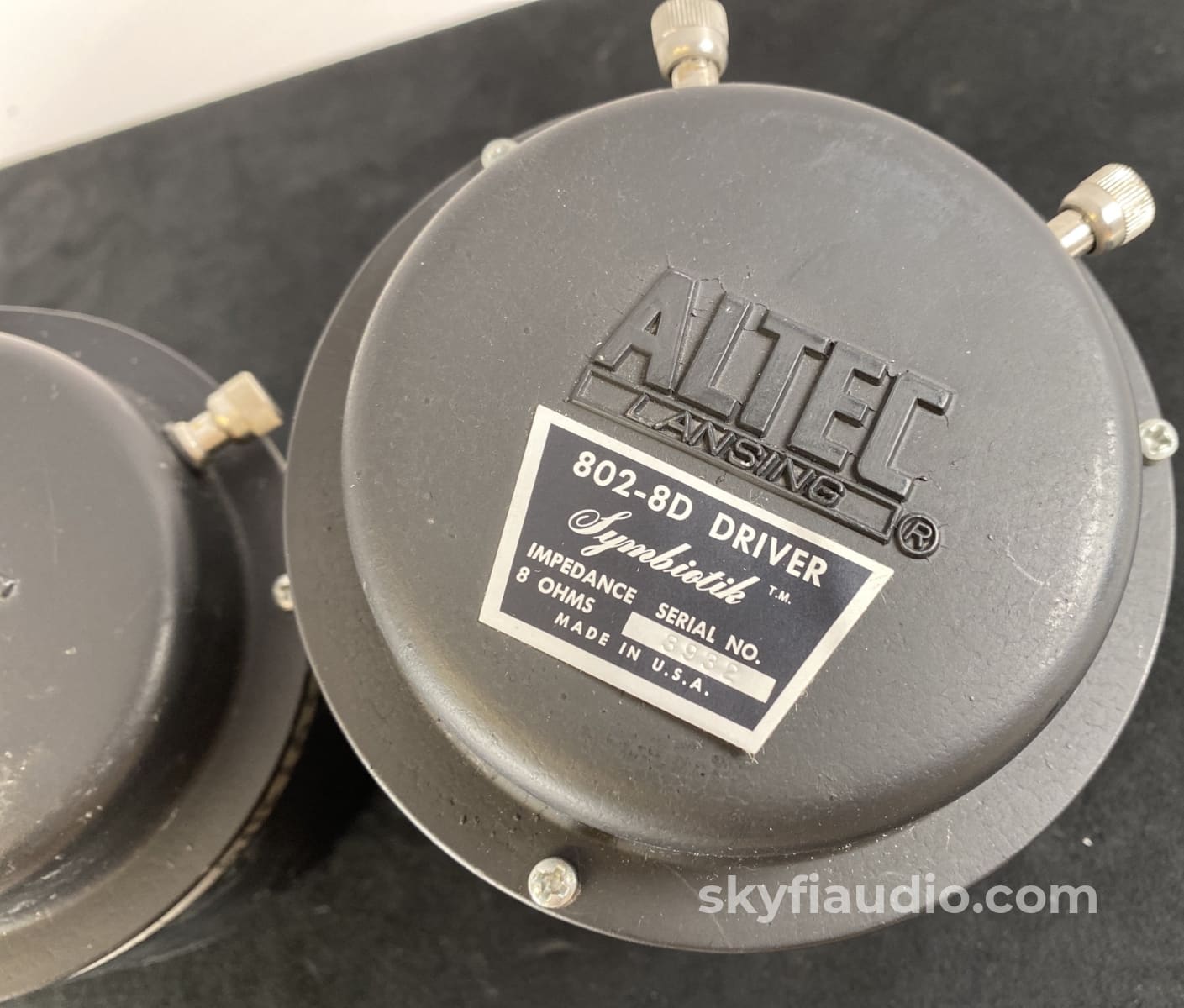 Altec Lansing 802-8D Driver Pair With Matching Date Codes - Super Rare Speakers