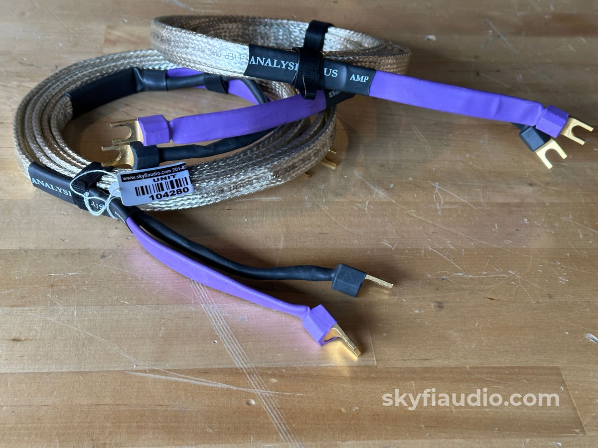 Analysis Plus Silver Oval Speaker Cable Pair 8Ft Cables