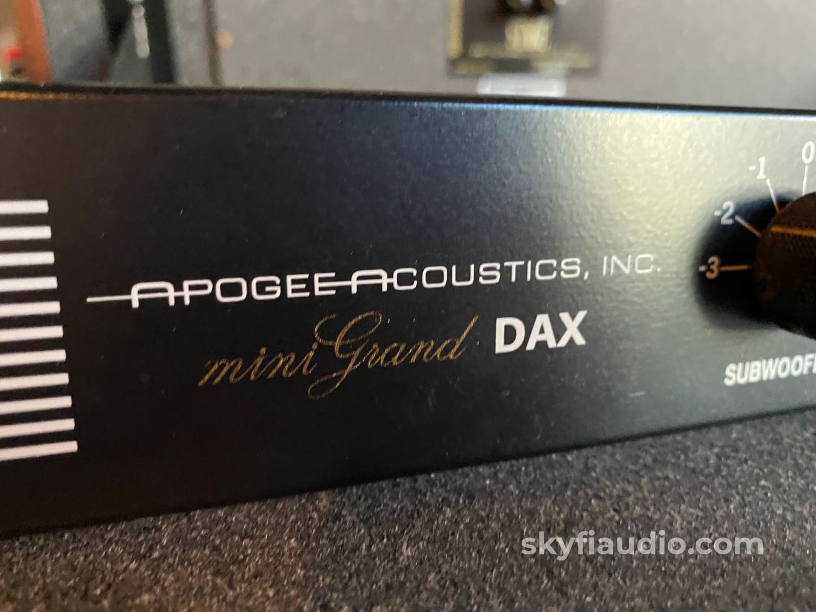 Apogee Stage Full Range Ribbon Speakers W/Matching Mini-Grand Subwoofers + Dax Crossover