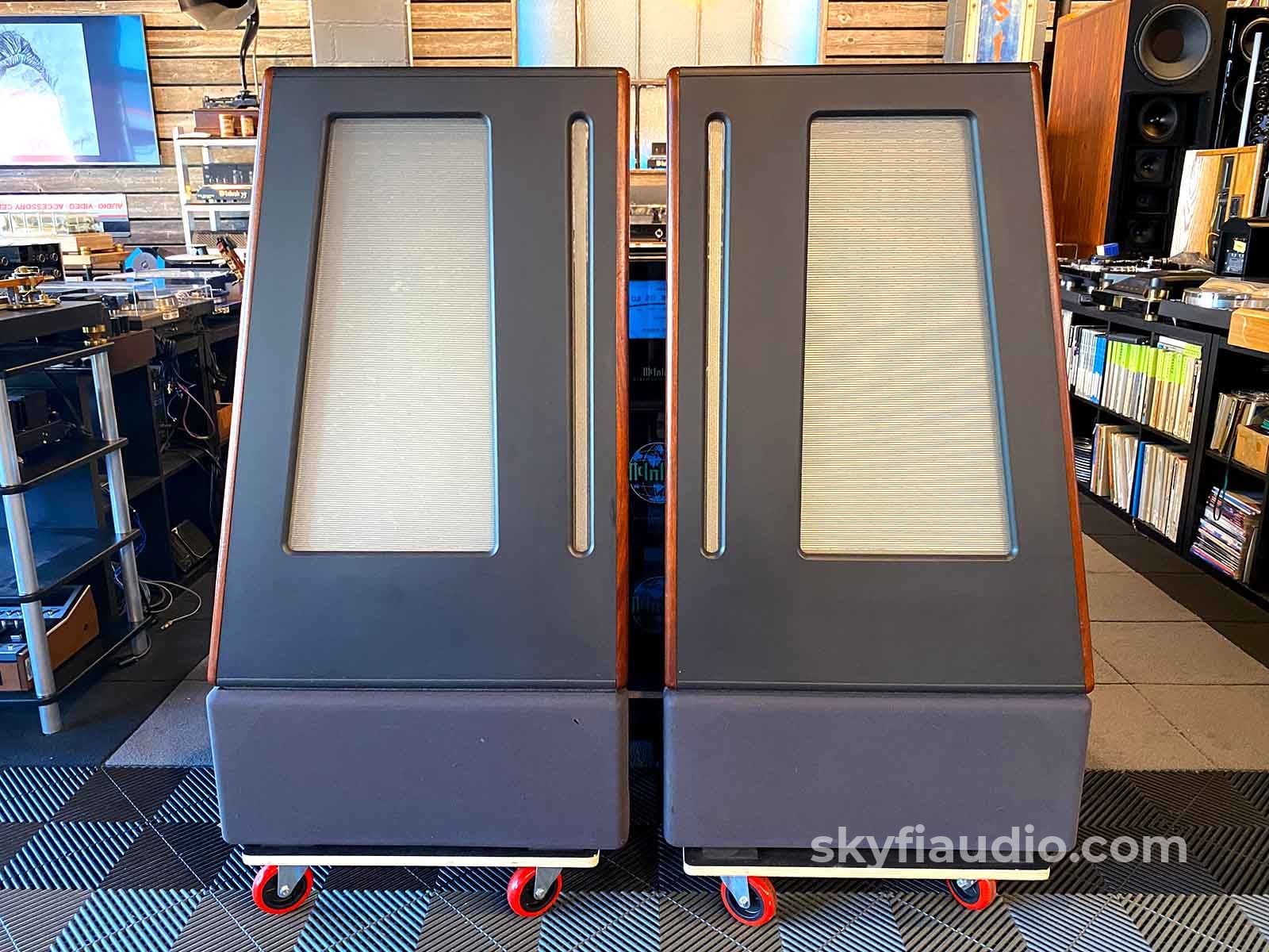 Apogee Stage Full Range Ribbon Speakers W/Matching Mini-Grand Subwoofers + Dax Crossover