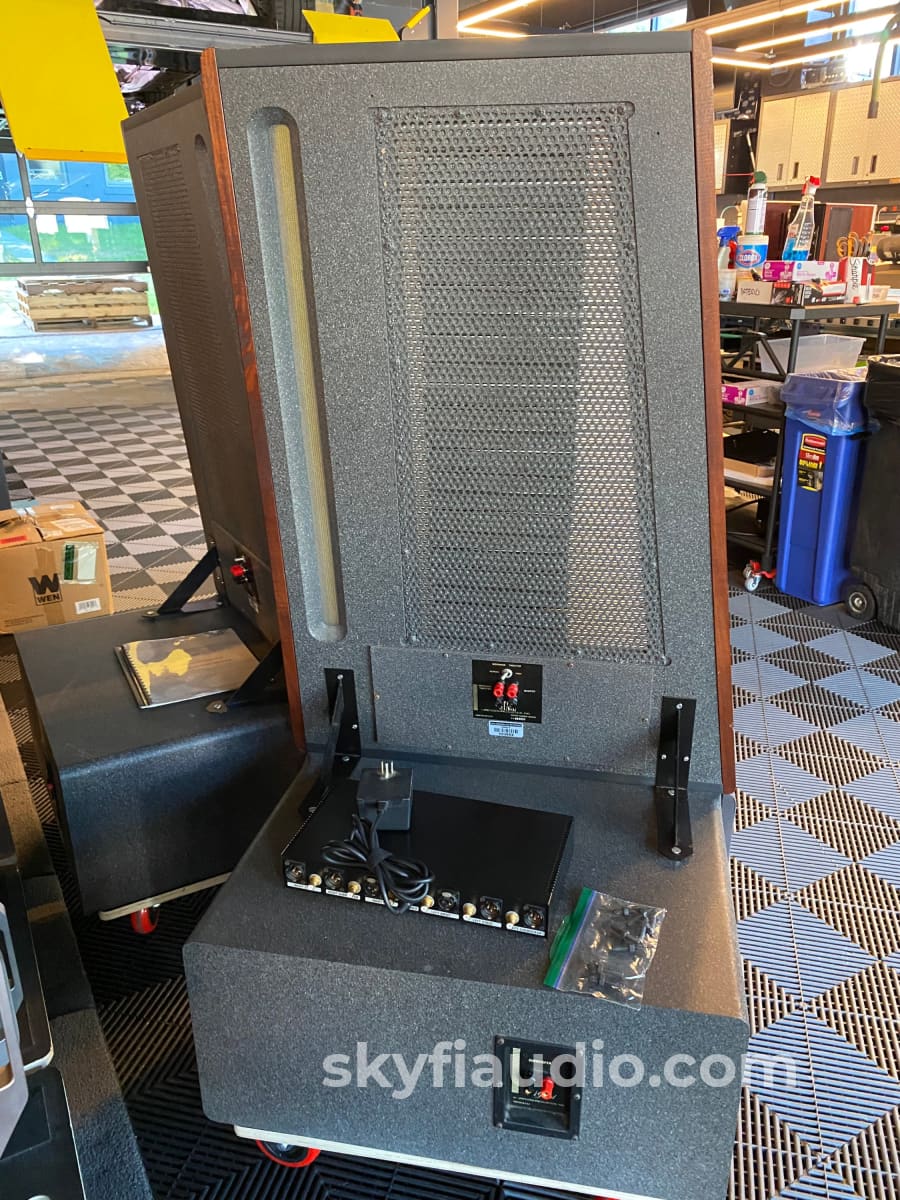 Apogee Stage Full Range Ribbon Speakers W/Matching Mini-Grand Subwoofers + Dax Crossover