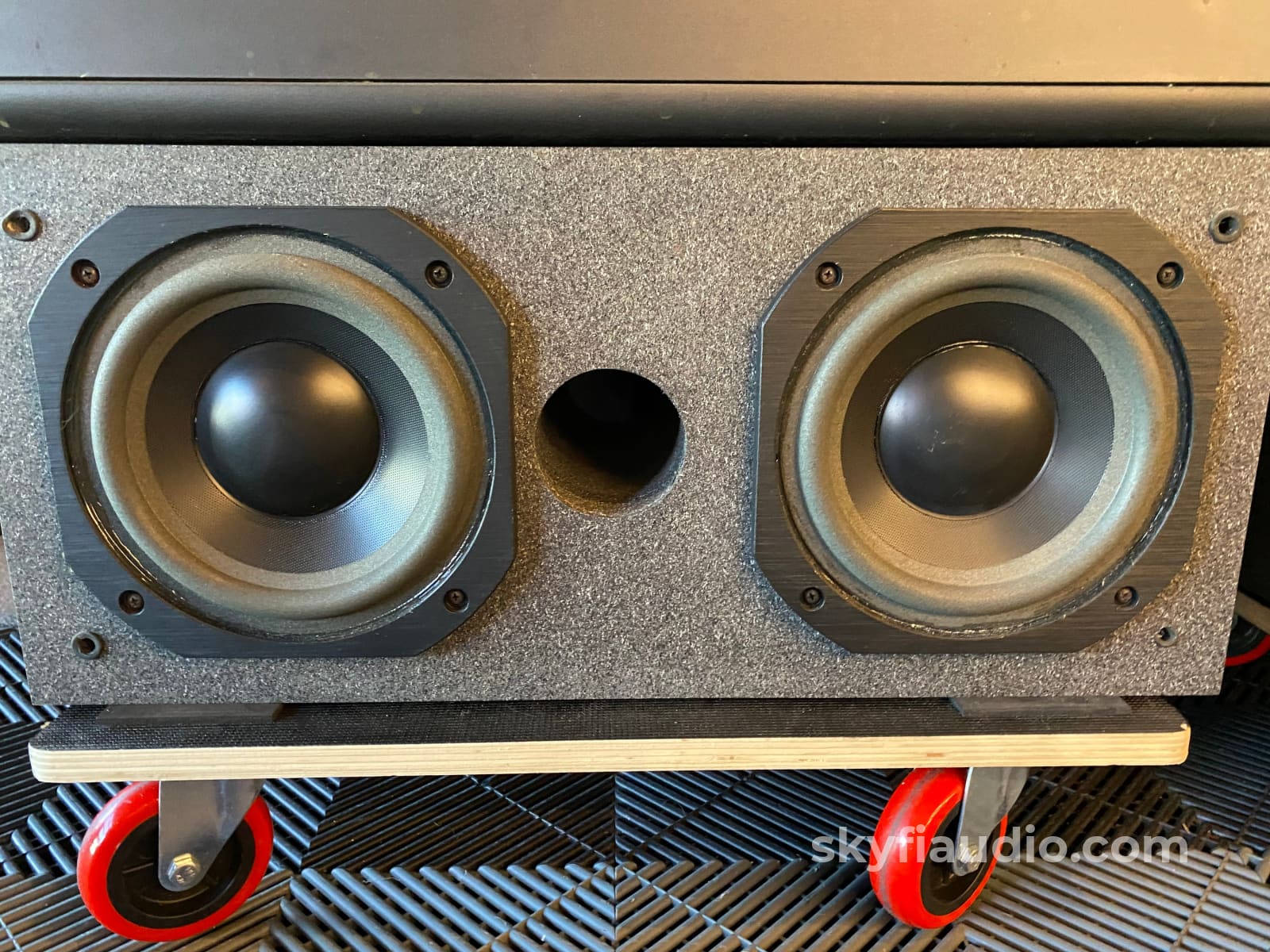 Apogee Stage Full Range Ribbon Speakers W/Matching Mini-Grand Subwoofers + Dax Crossover