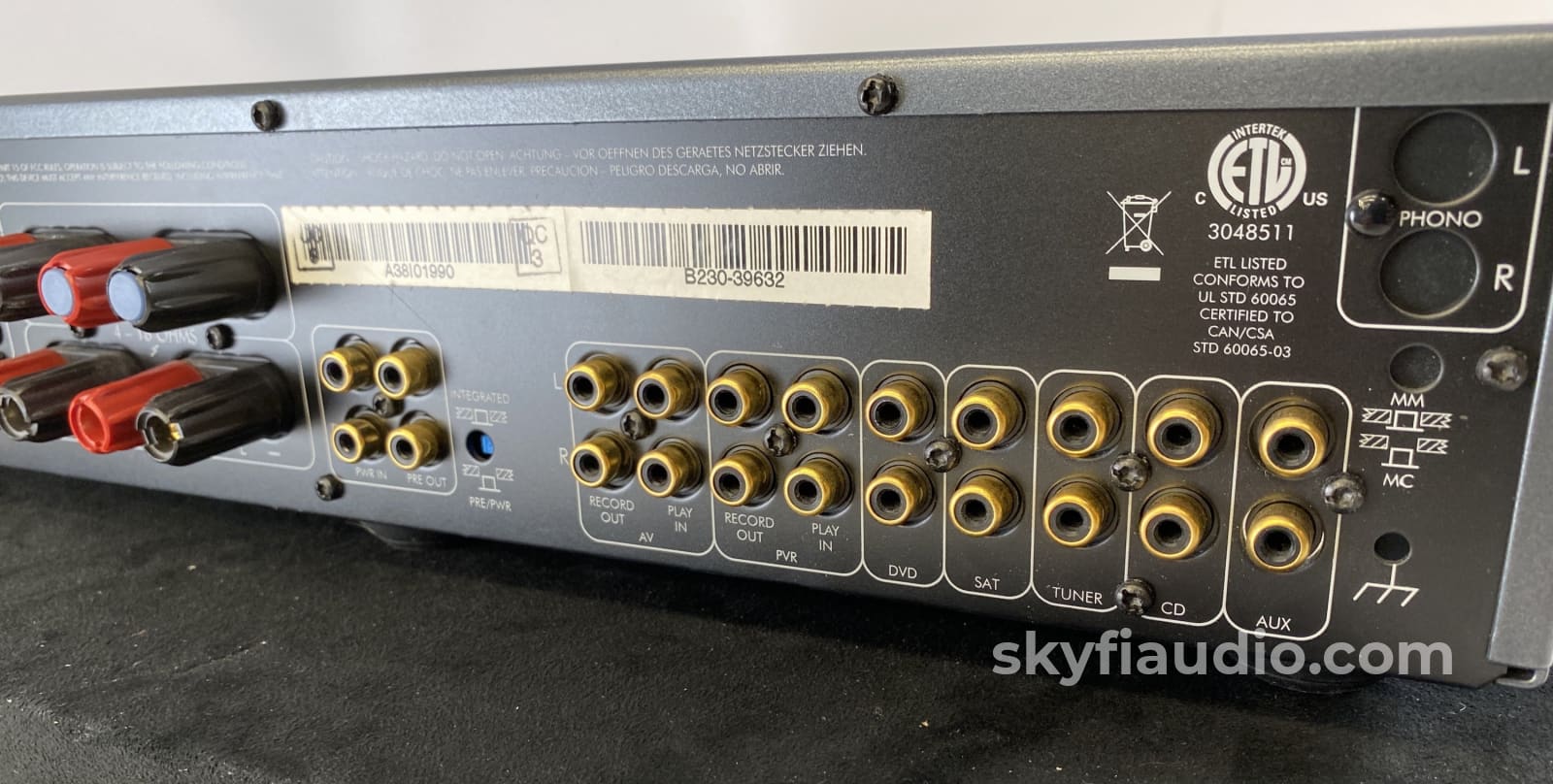 Arcam FMJ A38 Integrated Amplifier - Complete Set