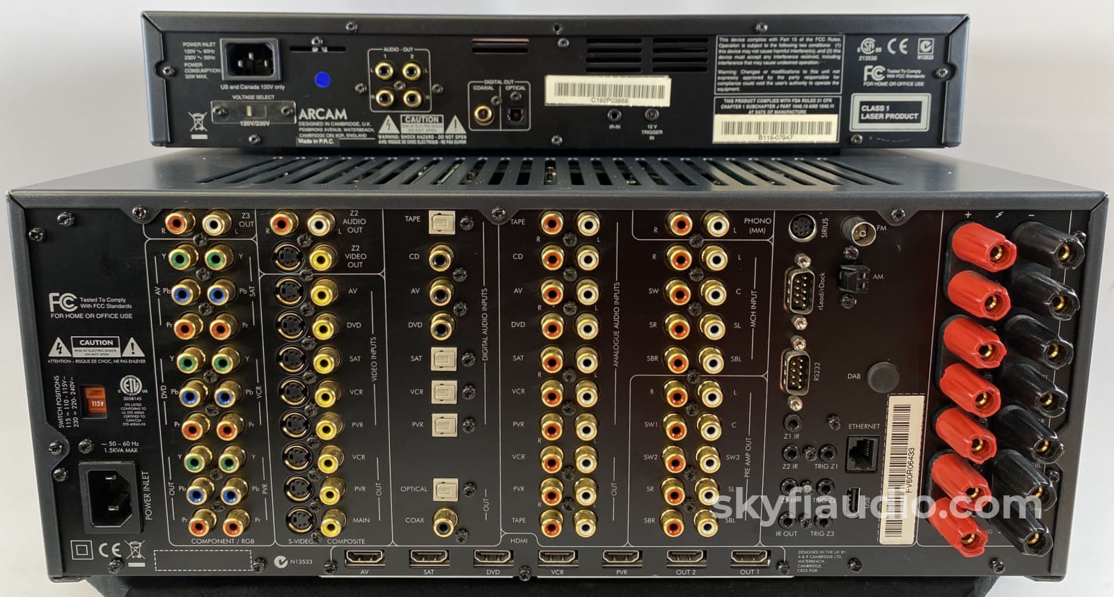Arcam Fmj Avr600 Receiver With Free Matching Flagship Diva Cd Player! Integrated Amplifier