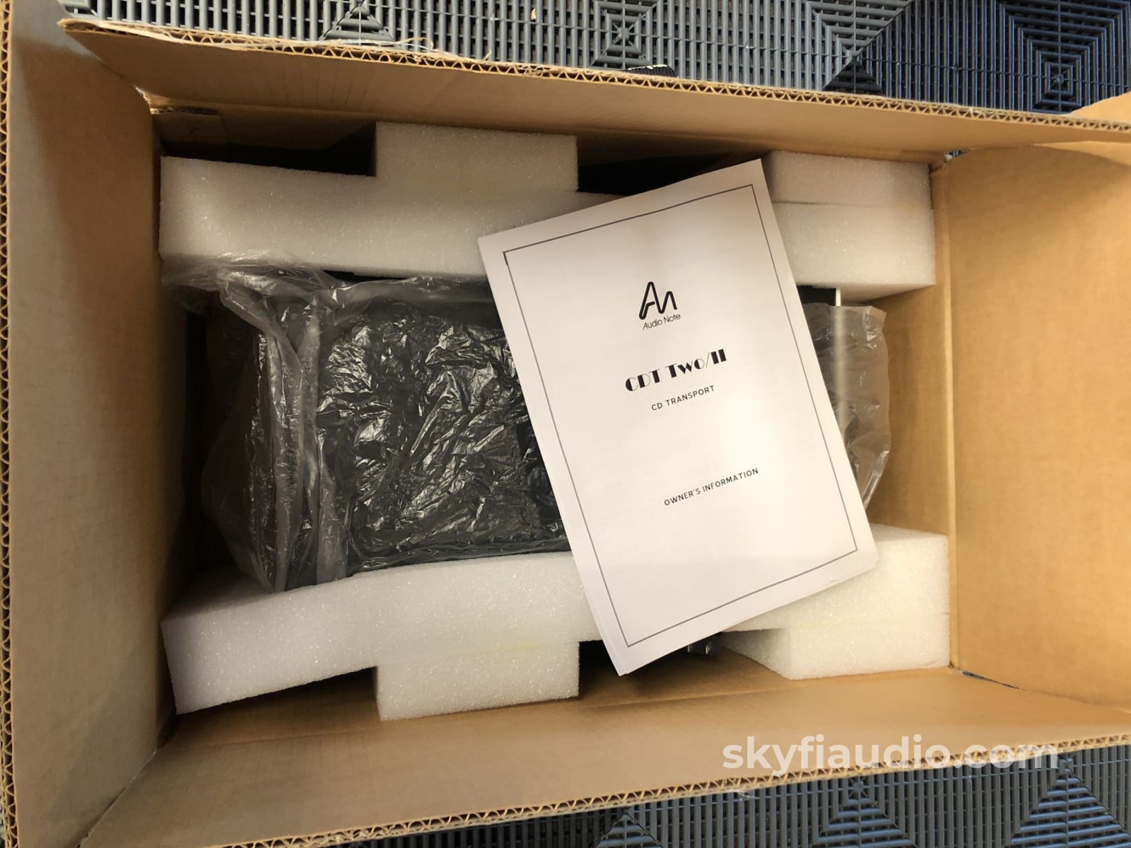 Audio Note Cdt Two/Ii Cd Transport - Top Loading! Complete With Box Remote And Manual + Digital