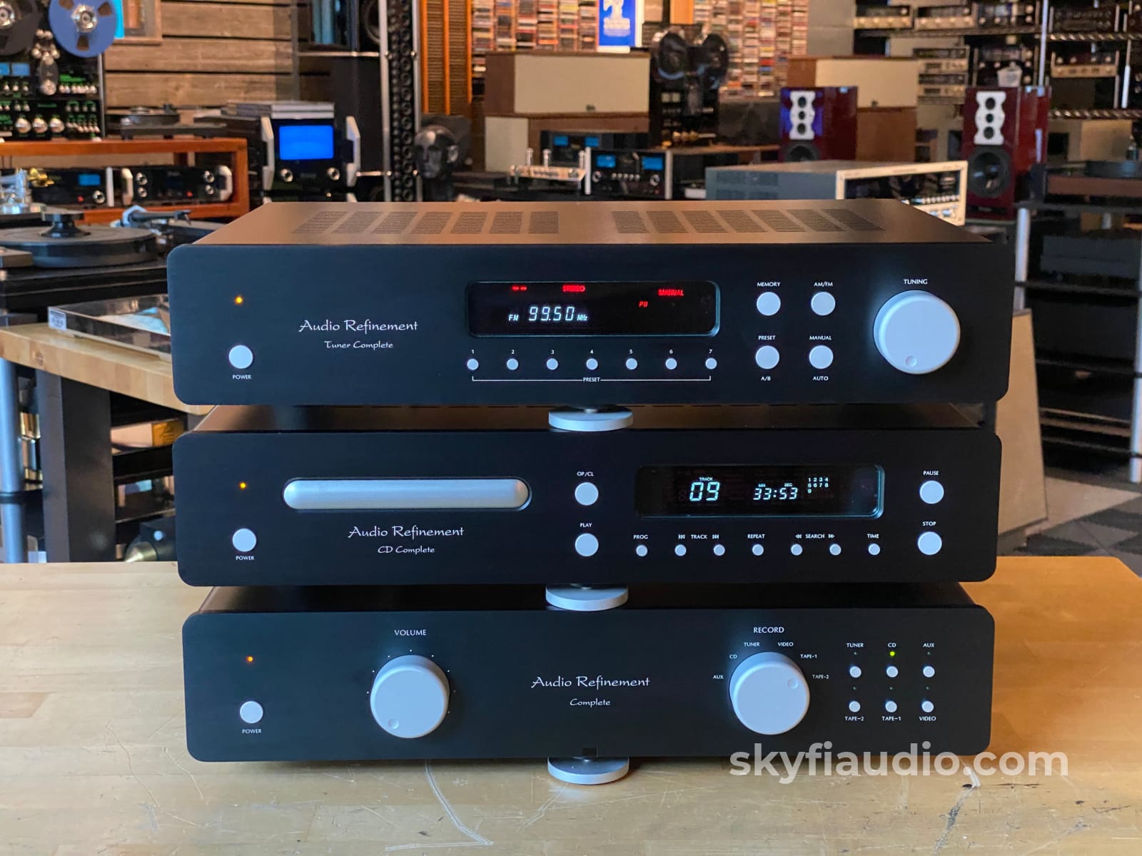 Audio Refinement Complete 3 Piece Set Integrated Cd And Tuner (Yba) Amplifier