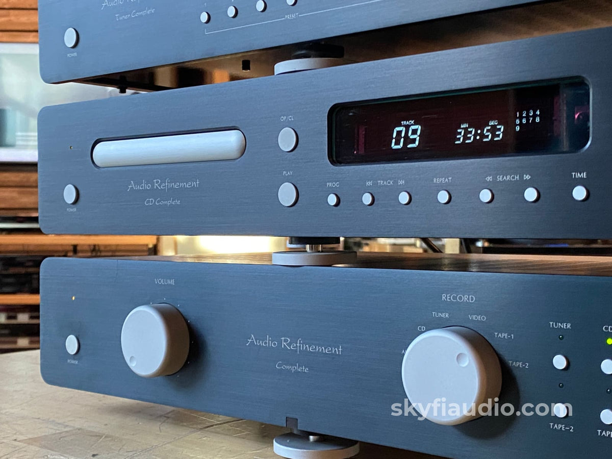 Audio Refinement Complete 3 Piece Set Integrated Cd And Tuner (Yba) Amplifier