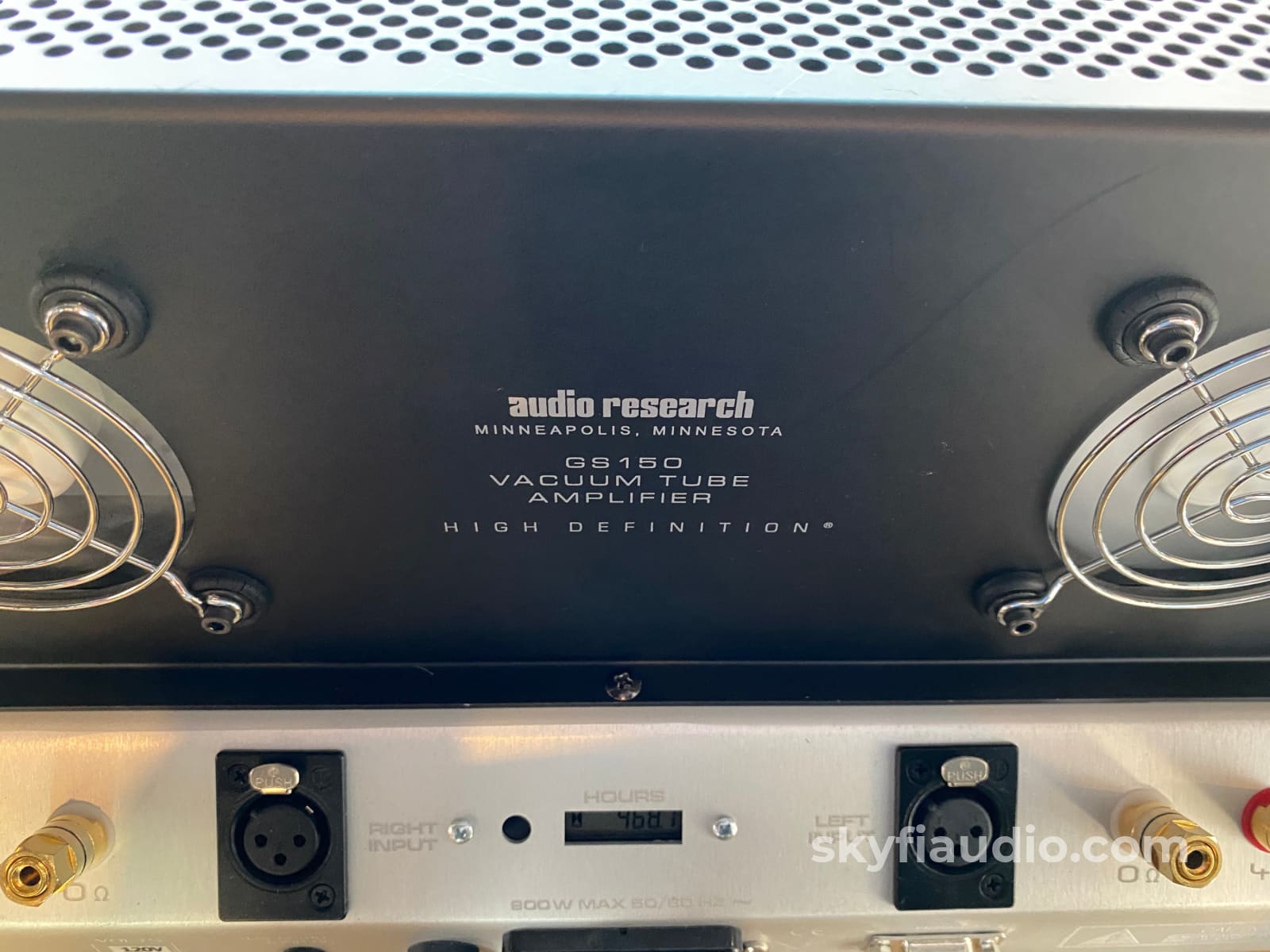 Audio Research Gs150 Tube Amplifier - Wow