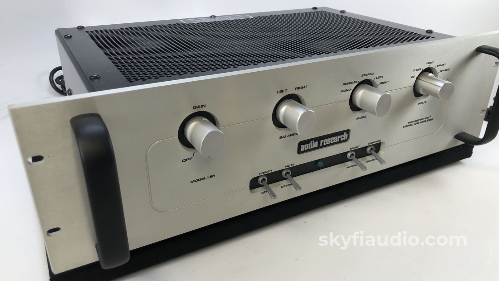 Audio Research Ls1 Line Stage Hybrid Tube Amplifier In Box And Complete Preamplifier