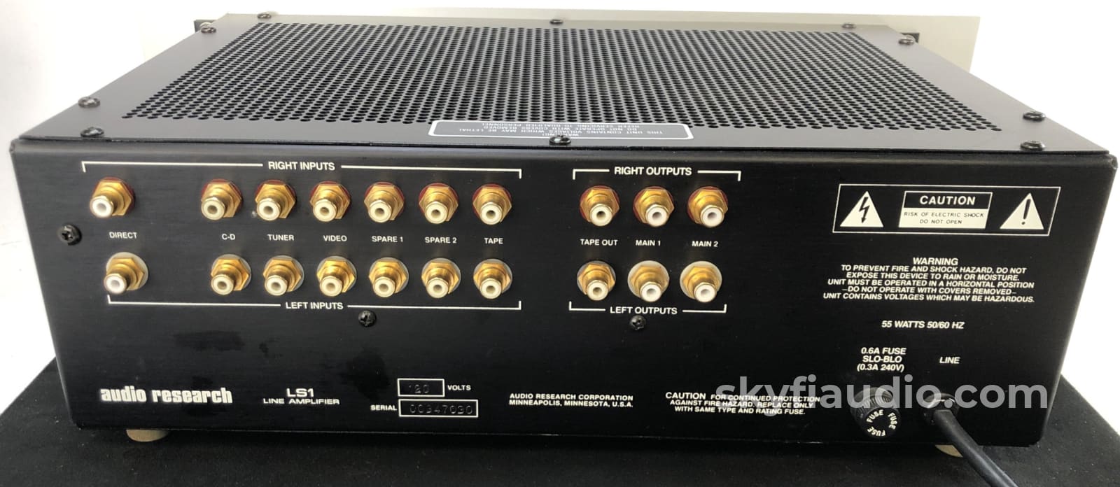 Audio Research Ls1 Line Stage Hybrid Tube Amplifier In Box And Complete Preamplifier