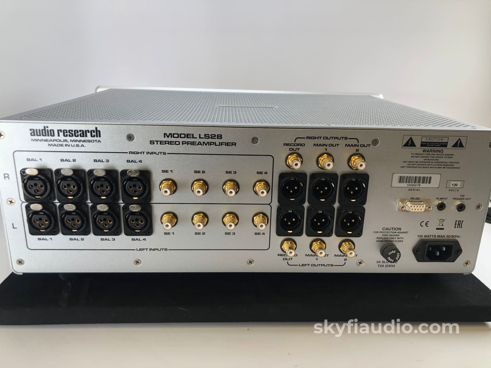 Audio Research Ls28 All Tube Preamp - Complete With Warranty Preamplifier