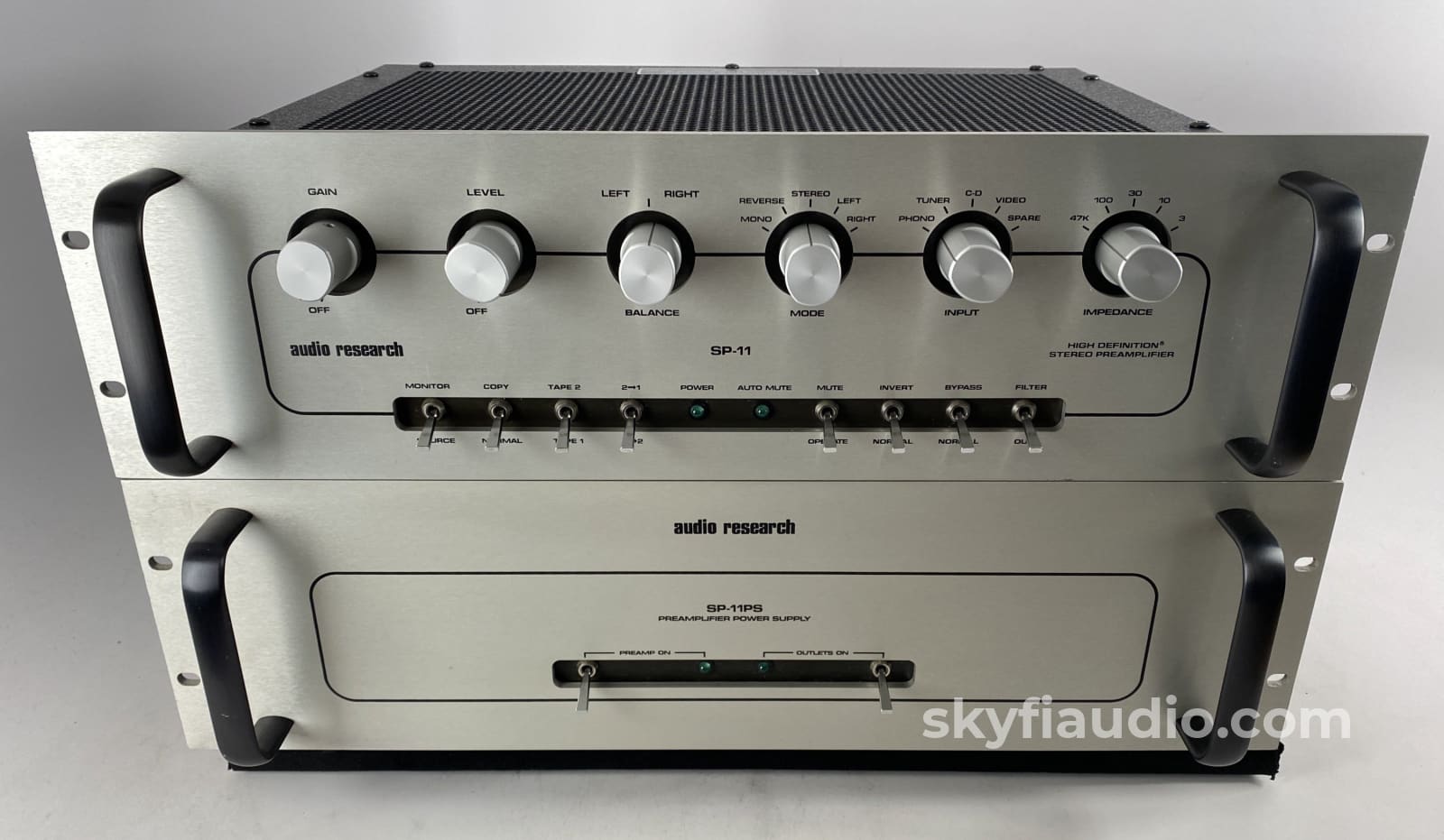 Audio Research Sp-11 Legendary Hybrid Tube Preamp Dual Chassis With Phono Preamplifier