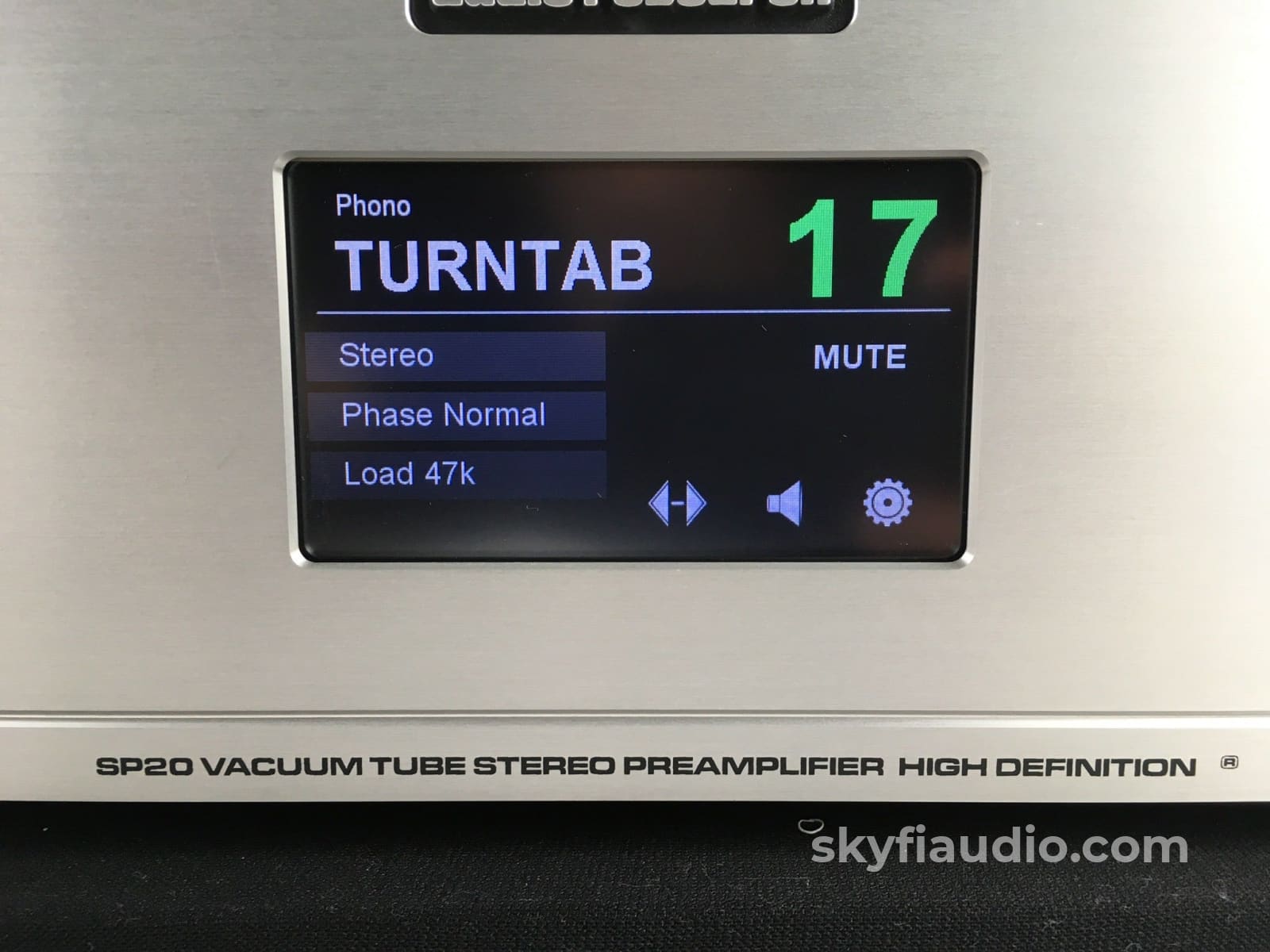 Audio Research Sp-20 Tube Preamp With Phono Section Preamplifier