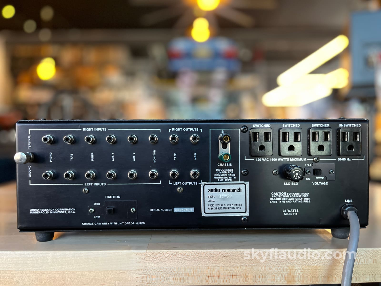 Audio Research SP-6B Vintage Tube Preamp w/ Original Box - Serviced Preamplifier