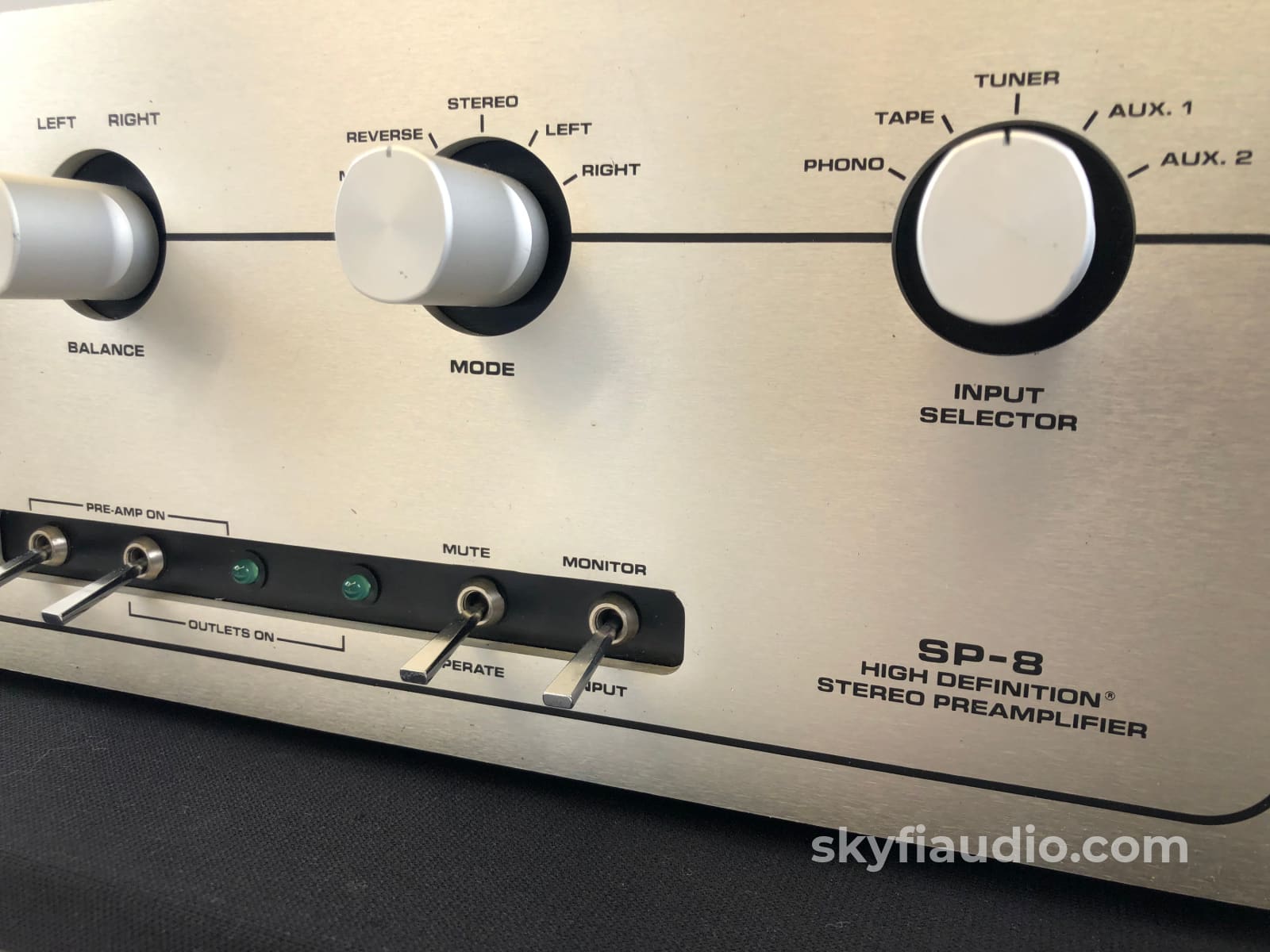 Audio Research Sp-8 All Tube Preamp With Phono Input - Fully Tested Preamplifier