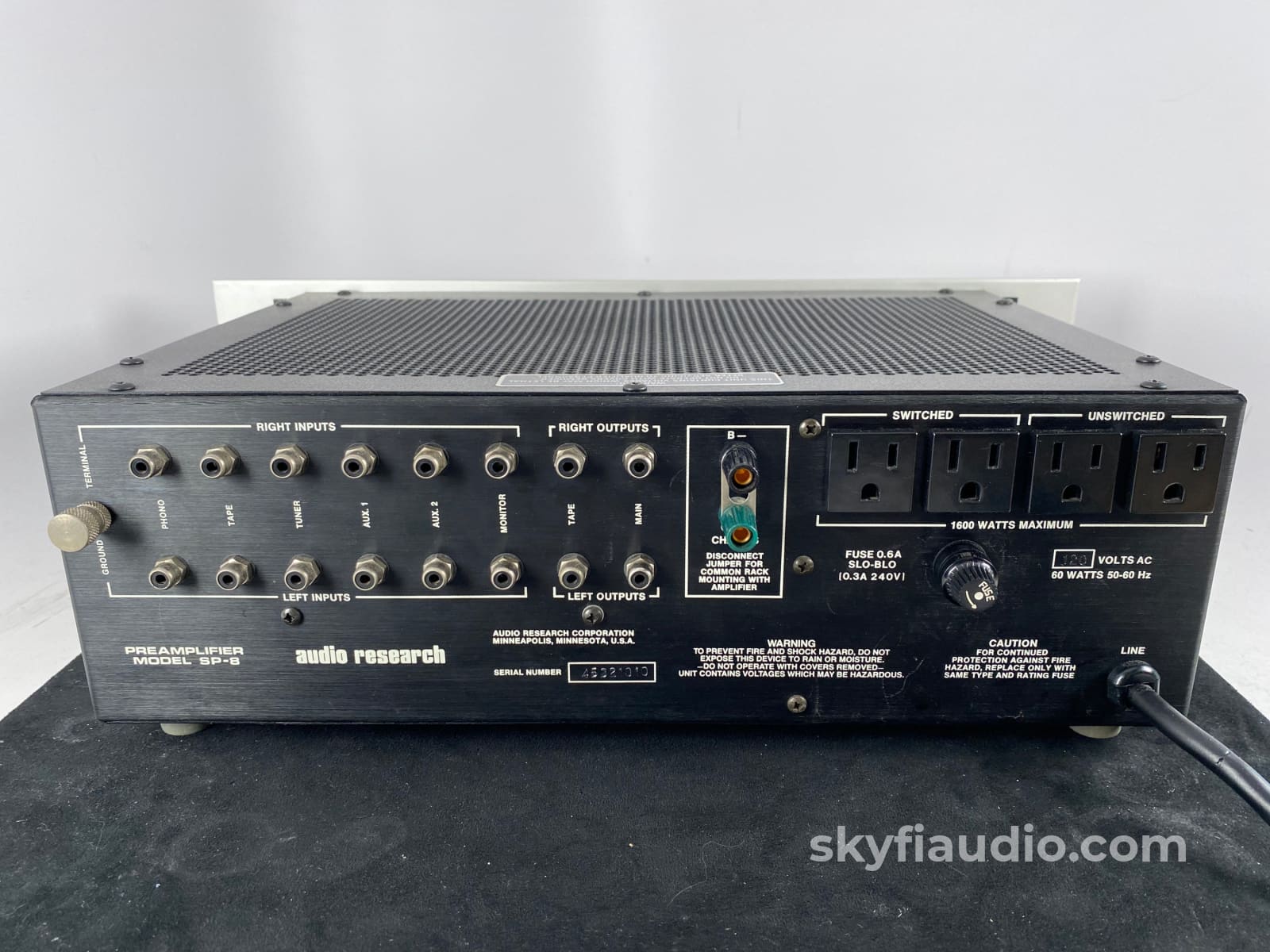 Audio Research Sp8 Vintage Tube Preamplifier - Serviced