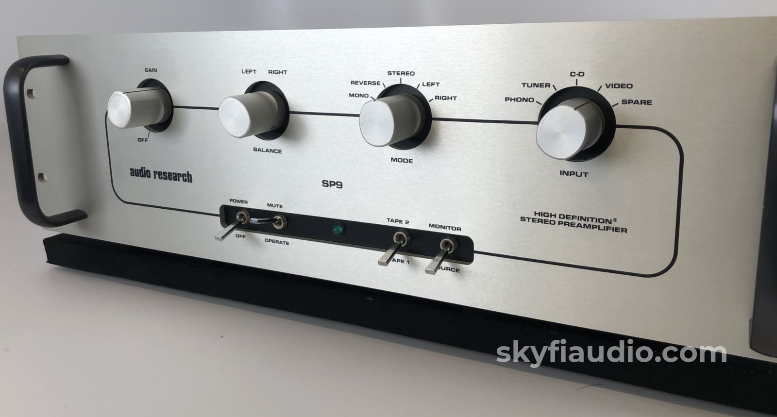 Audio Research Sp9 Tube / Solid State Hybrid Preamp With Phono Input Preamplifier