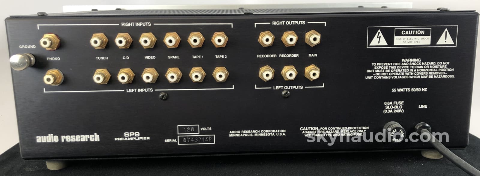Audio Research Sp9 Tube / Solid State Hybrid Preamp With Phono Input Preamplifier