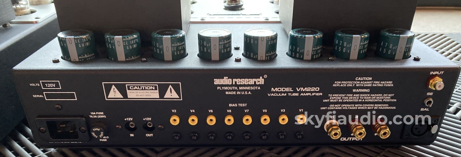 Audio Research Vm220 Tube Monoblock Amplifiers Amplifier
