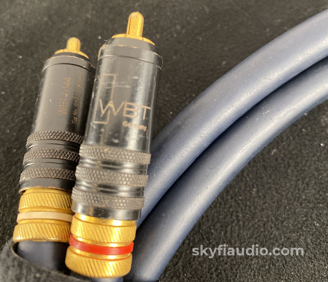 AudioQuest Lapis Hyperlitz RCA Audio Cables w/WBT Terminations - 1.5M